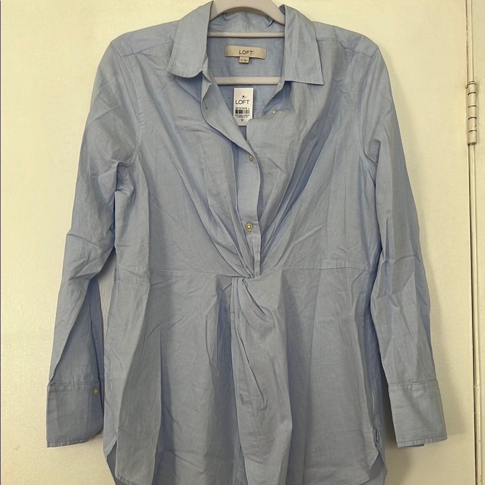 Ann Taylor Loft Cotton Tunic Top